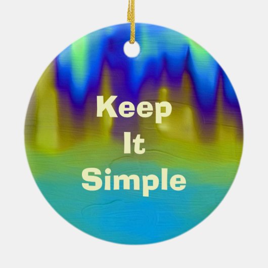 Mystery Pool ODAT Keramisch Ornament (Achterkant)