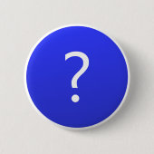 Mystery Round Buttonnen - Speelse vraagteken Ronde Button 5,7 Cm (Voorkant)