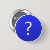 Mystery Round Buttonnen - Speelse vraagteken Ronde Button 5,7 Cm (Voorkant /achterkant)