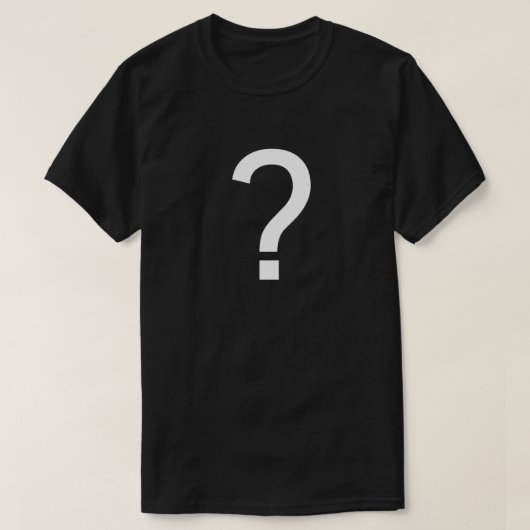 Mystery Shirt - vraagteken Classic T-Shirt.png (Design voorkant)