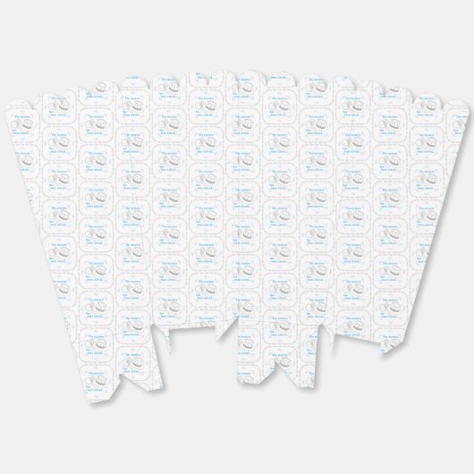 Mystery Solved Gender Reveal Popcorn Bedankdoosjes (Ongevouwen)