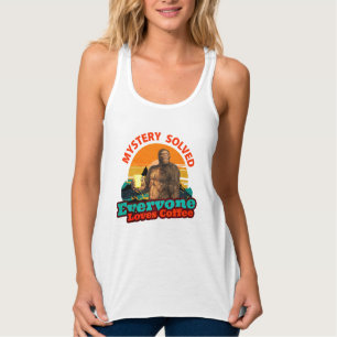 Mystery Solved Iedereen houdt van koffie Funny Big Tanktop