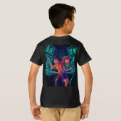 Mystery Solvers in het donker T-shirt (Achterkant volledig)