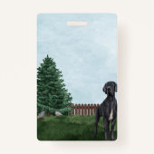 Mystery-Solving Junior Detective Name badge (Achterkant)