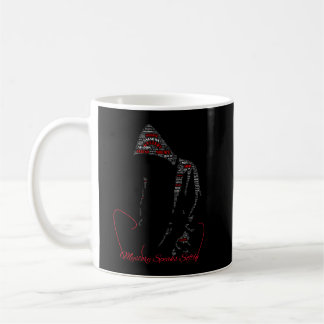 Mystery Spreekt Zacht | Raven Typography | Gotisch Koffiemok