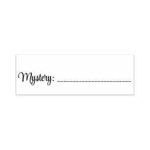 Mystery Stempel Label