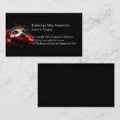 Mystery Venetian Mask Visitekaartje (Voorkant / Achterkant)