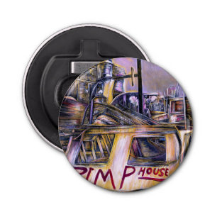 Mystery Vlees, afkomstig van water. Button Flesopener