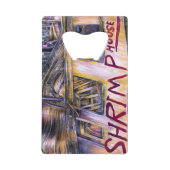 Mystery Vlees, afkomstig van water. Creditkaart Flessenopener (Voorkant)