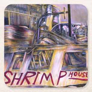 Mystery Vlees met waterborn Kartonnen Onderzetters