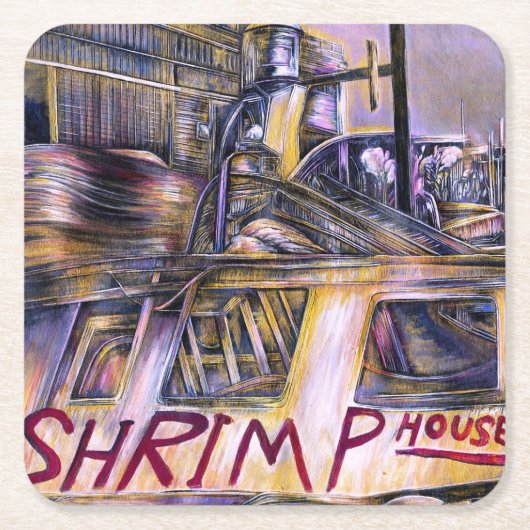 Mystery Vlees met waterborn Kartonnen Onderzetters (Voorkant)