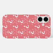 Mystery vraagteken kronkelig puzzelkoraal Case-Mate iPhone case (Achterkant (horizontaal))