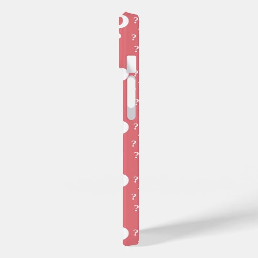 Mystery vraagteken kronkelig puzzelkoraal Case-Mate iPhone case (Achterkant / Links)