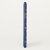 Mystery vraagteken raadsel blauw puzzelblauw Case-Mate iPhone case (Achterkant / rechts)