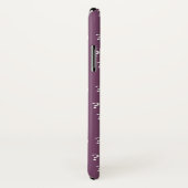 Mystery vraagteken raadsel puzzle mauve Case-Mate iPhone case (Achterkant / rechts)