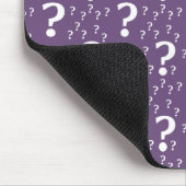 Mystery vraagteken raadsel puzzle paars muismat (Hoek)