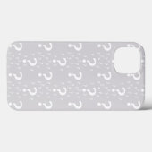 Mystery vraagteken raadsel raadsel licht grijs Cas Case-Mate iPhone Case (Achterkant (horizontaal))