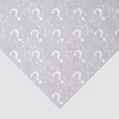 Mystery vraagteken raadsel raadsel lichtgrijs tissuepapier (Detail)