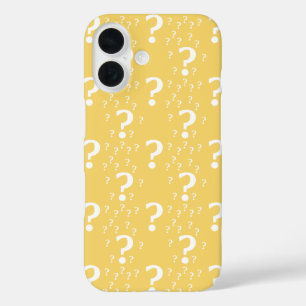 Mystery vraagteken rond puzzelgeel iPhone 16 hoesje