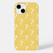 Mystery vraagteken rond puzzelgeel Case-Mate iPhone case (Achterkant)