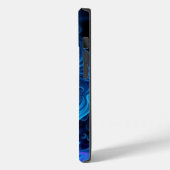 Mystery Woman Emerging from Blue & Purple Flames Case-Mate iPhone Case (Achterkant / Links)