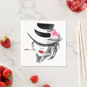 Mysteryous Lady Napkins Servet (Insitu)