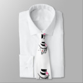 Mysteryous Lady Stropdas Red Lips (Gebonden)