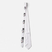 Mysteryous Lady Stropdas Red Lips (Achterkant)