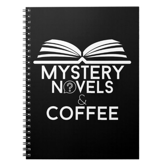 Mysteryromans en Koffie Notitieboek (Voorkant)