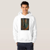 MySthical Fire Phoenix Beast – Epic Fantasy Art Hoodie (Voorkant volledig)