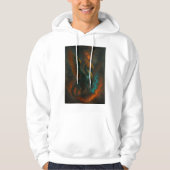 MySthical Fire Phoenix Beast – Epic Fantasy Art Hoodie (Voorkant)