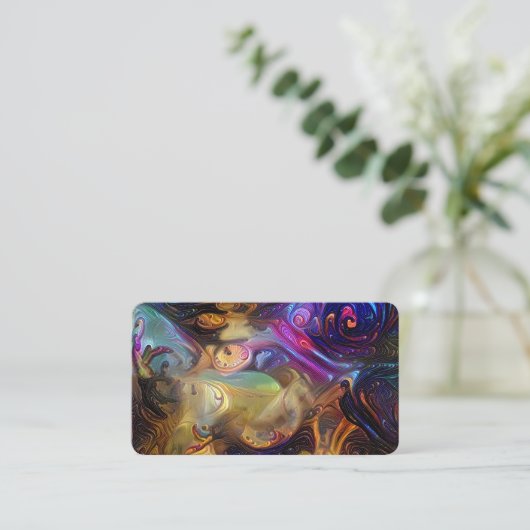 Mystic abstract visitekaartje (Staand voorkant)