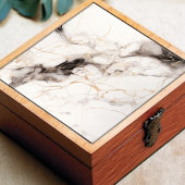 Mystic Aderen Faux Smoky Marble Tegel Print Tegeltje