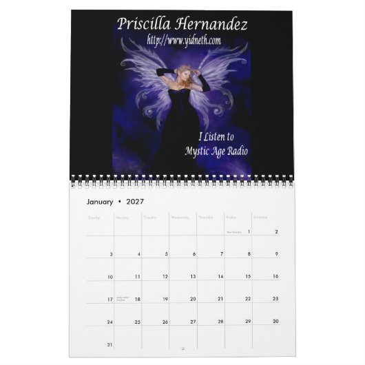 Mystic Age Radio Calendar Kalender (Jan 2027)