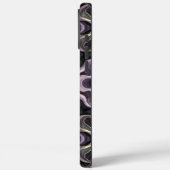 Mystic Amethyst Marble | Dark Fluid Gold-ontwerp Case-Mate iPhone Case (Achterkant / Links)