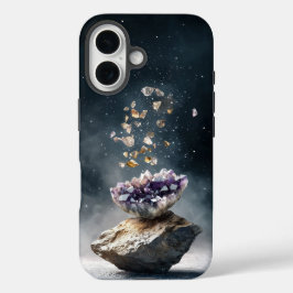 Mystic Amethyst Stones Telefoonhoesje iPhone 16 Hoesje