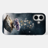 Mystic Amethyst Stones Telefoonhoesje Case-Mate iPhone Case (Achterkant (horizontaal))