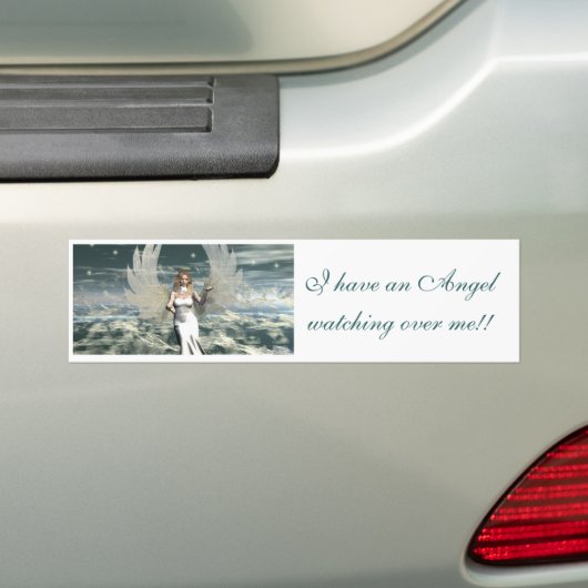 Mystic Angel Bumpersticker (Op auto)