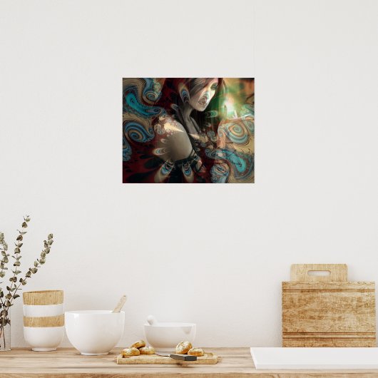 Mystic Angel - Poster (Keuken)