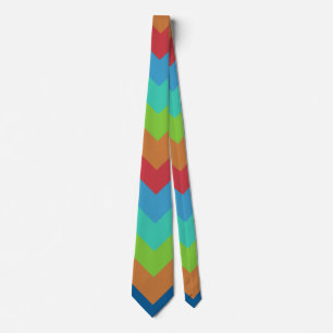 Mystic Arrow Striped Pattern Stropdas