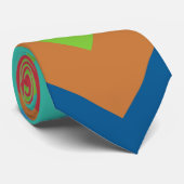 Mystic Arrow Striped Pattern Stropdas (Opgerold)