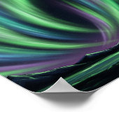 Mystic Aurora Borealis - Noorderlicht kunst Poster (Hoek)