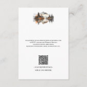 Mystic Autumn QR Code Enclosure Card Informatiekaartje (Achterkant)