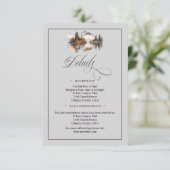 Mystic Autumn QR Code Enclosure Card Informatiekaartje (Staand voorkant)