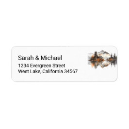 Mystic Autumn Return Address Label