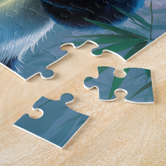 Mystic Bamboo Panda Legpuzzel (Zijkant)