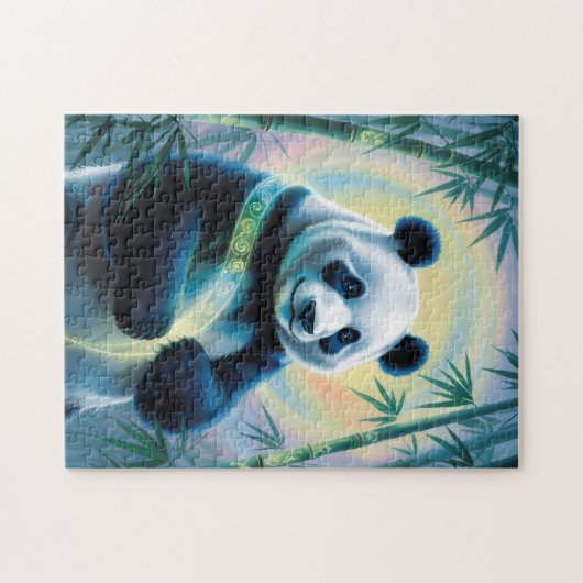 Mystic Bamboo Panda Legpuzzel (Horizontaal)