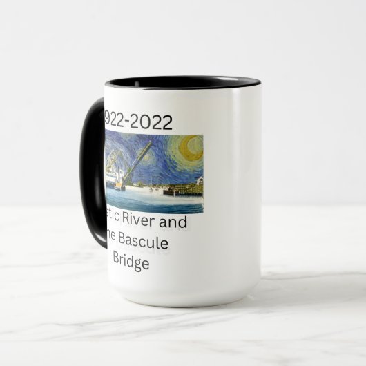 Mystic Bascule Bridge Mok (Voorkant links)