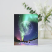 Mystic Beaubright big full blue moon Briefkaart (Staand voorkant)