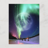 Mystic Beaubright big full blue moon Briefkaart (Voorkant)